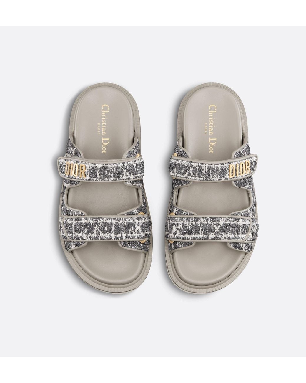 Dior White Act Slide