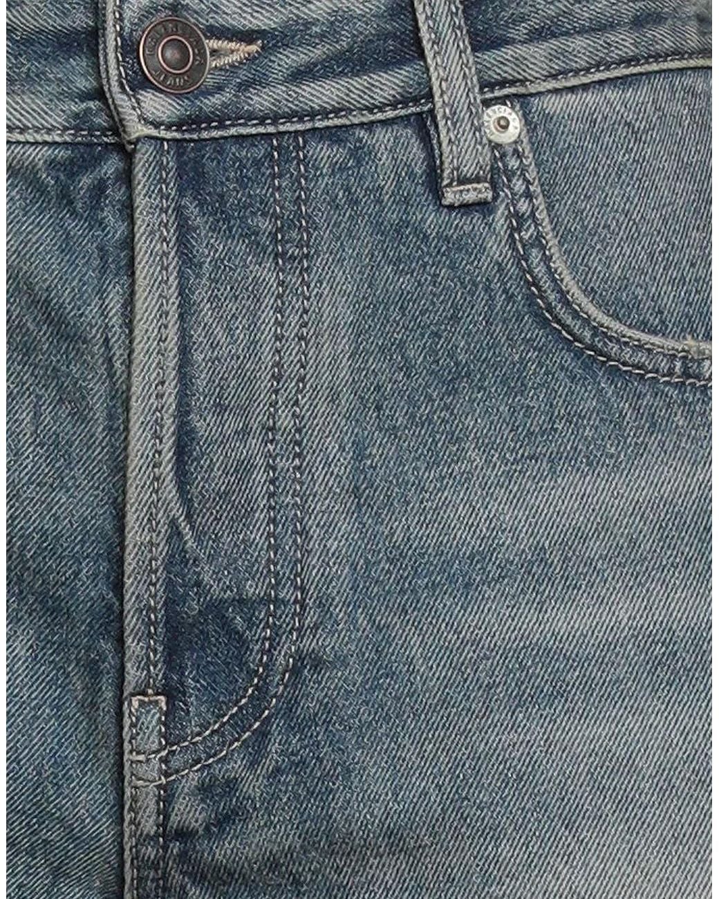 Balenciaga Blue Dark Denim Shorts