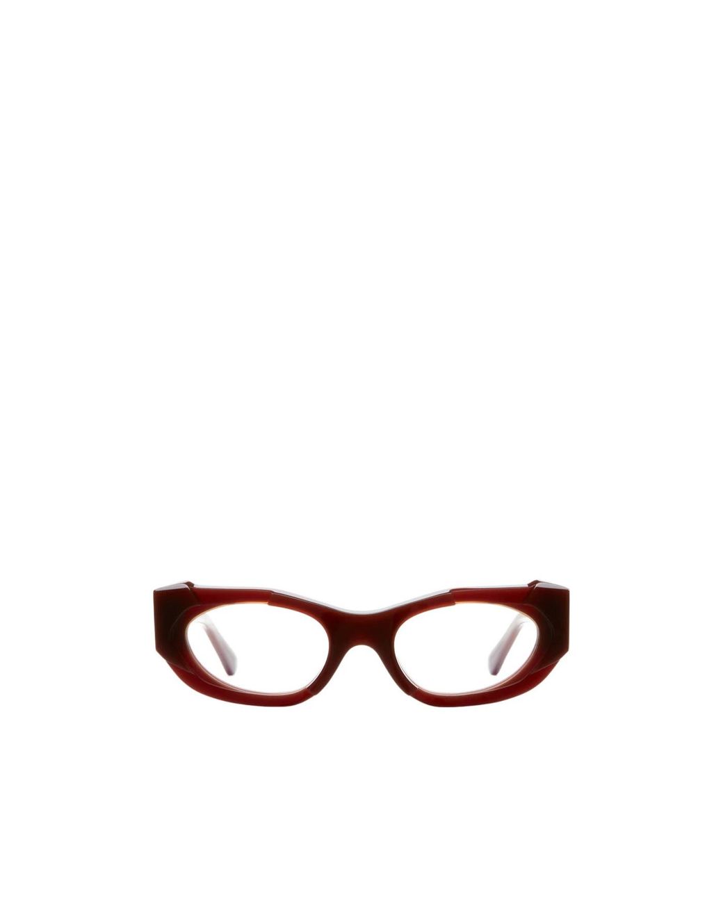 Kuboraum White Maskek62 Geometric-Frame Glasses for men