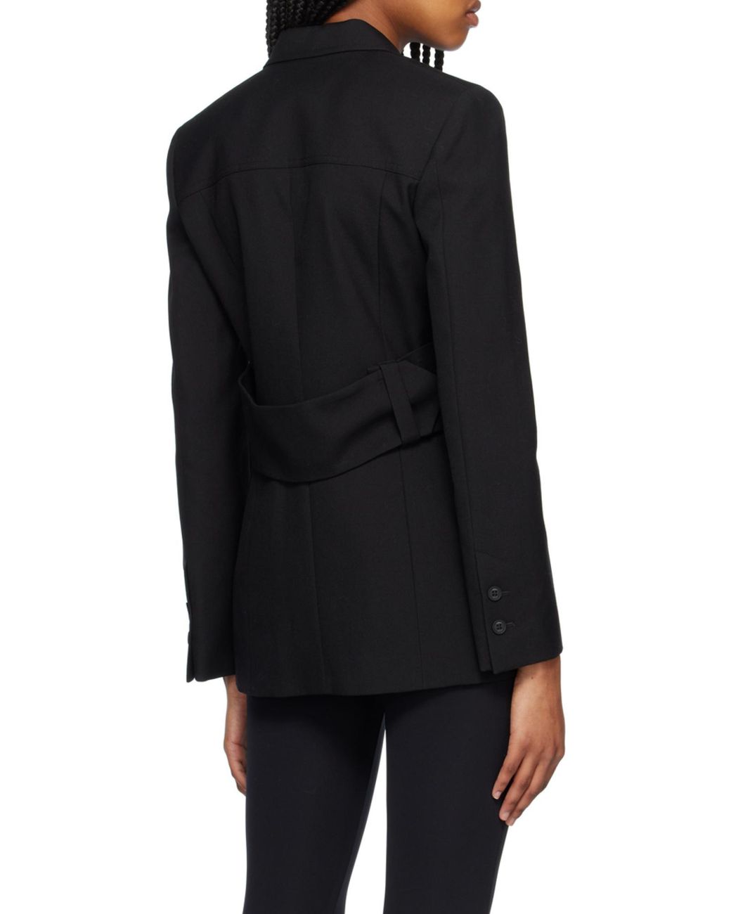 Off-White c/o Virgil Abloh Black Single-Breasted Long-Sleeved Jacket