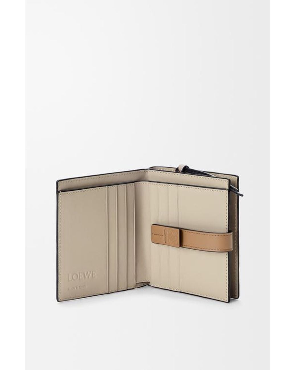 Loewe Gray Compact Zip Wallet