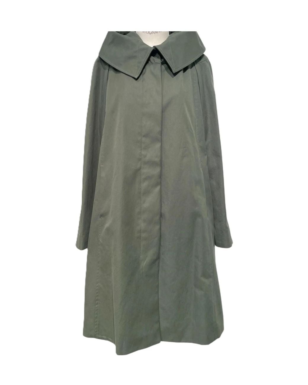 Dries Van Noten Gray Long-Sleeve Trench Coat