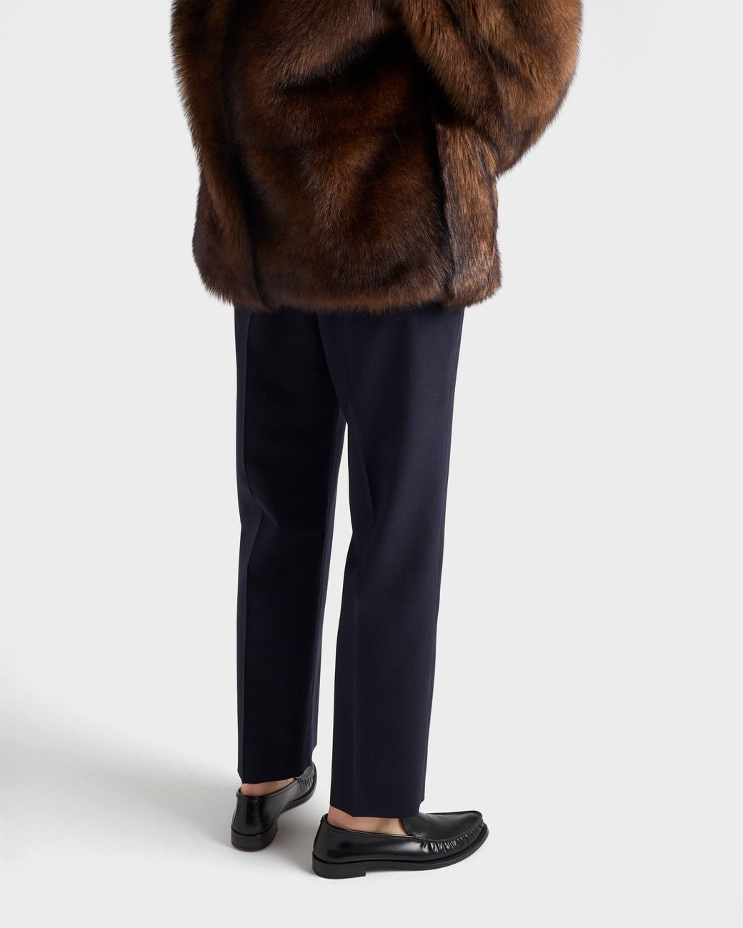 Prada Blue Rush Stitch Pants