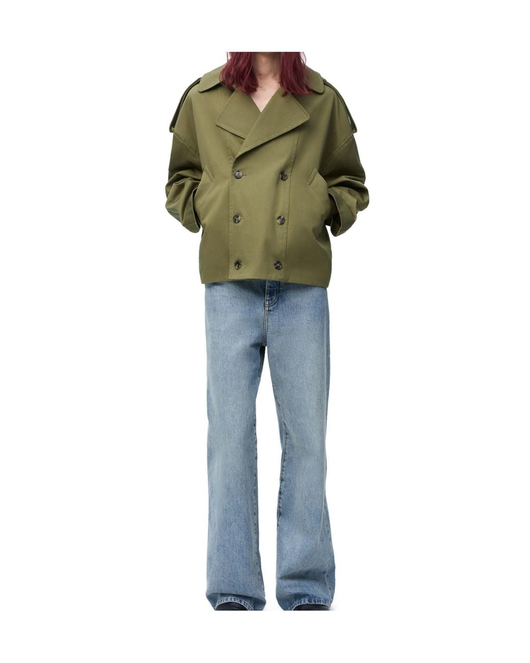 Loewe Green Balloon Jacket for men