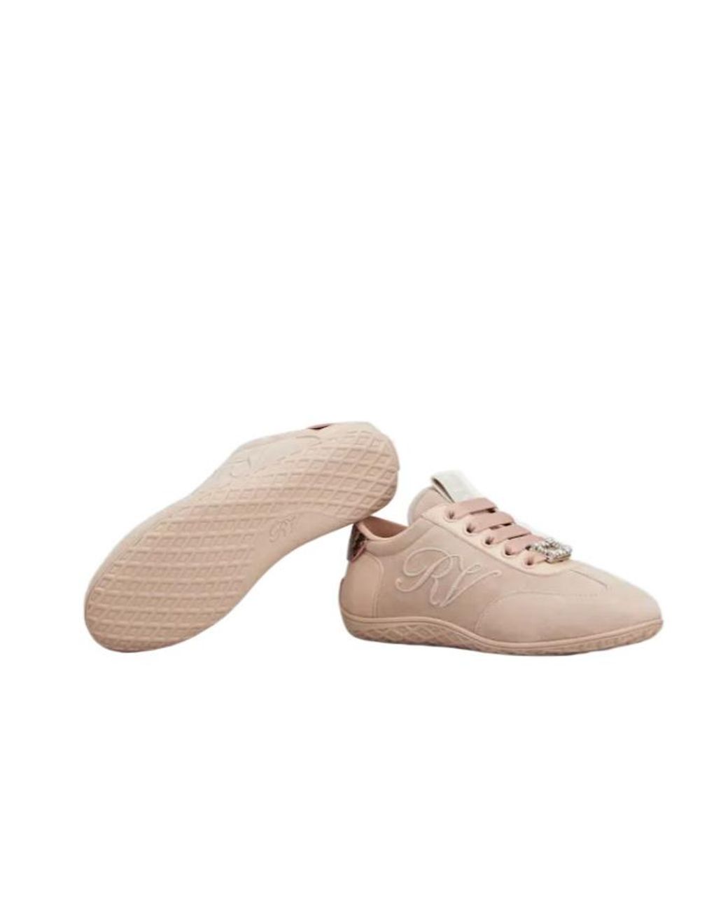 Roger Vivier Pink Viv Low Sneakers