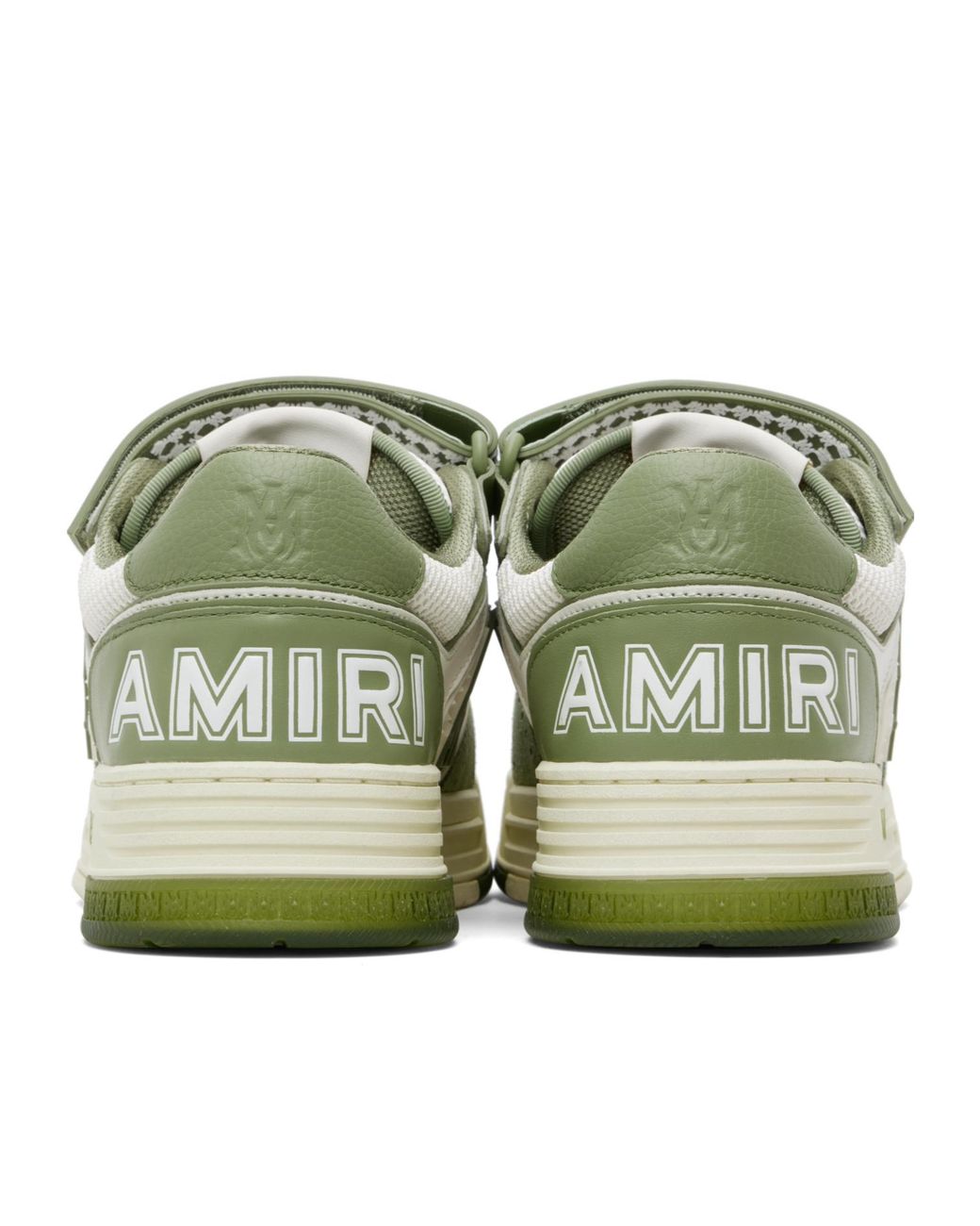 Amiri Green Ma Skyline Low-Top Lace-Up Casual Sneakers for men