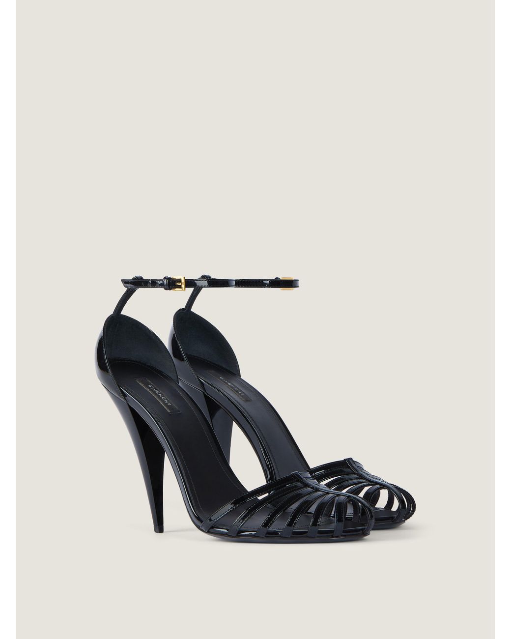 Givenchy Blue Cage Heeled Sandals