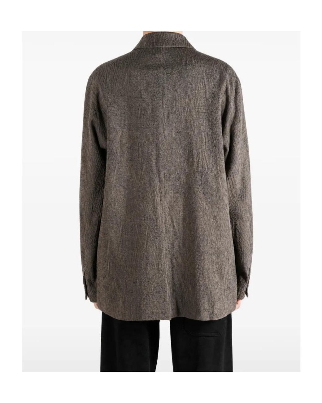 Uma Wang Gray Long-Sleeve Blazer for men