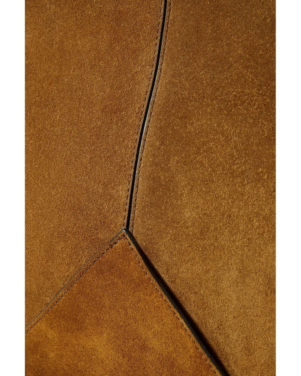 Metier Brown Medium Suede Tote