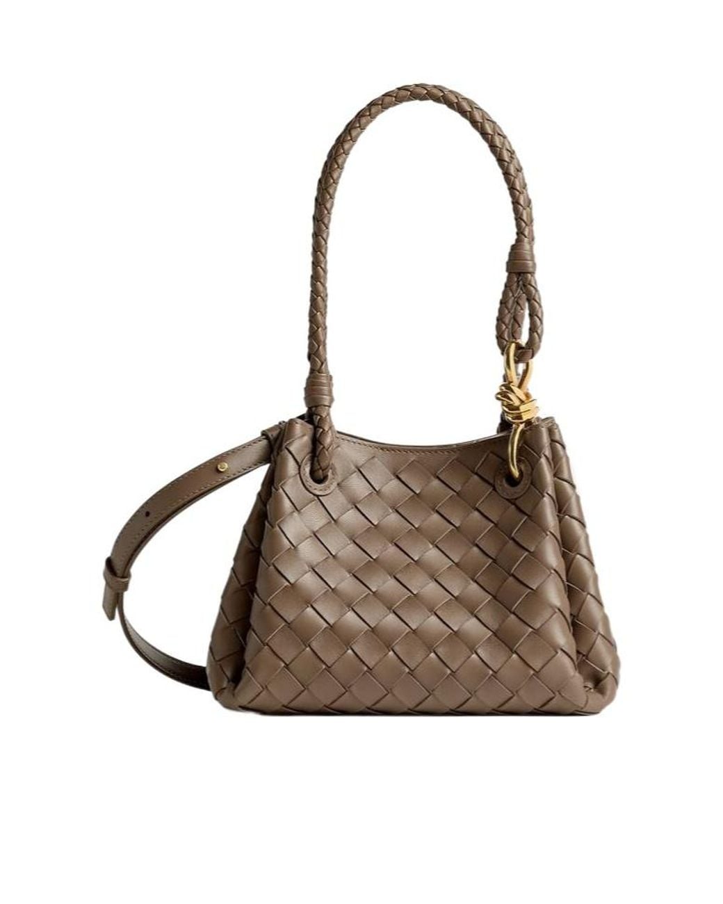 Bottega Veneta Brown Parachute Small Shoulder Bag