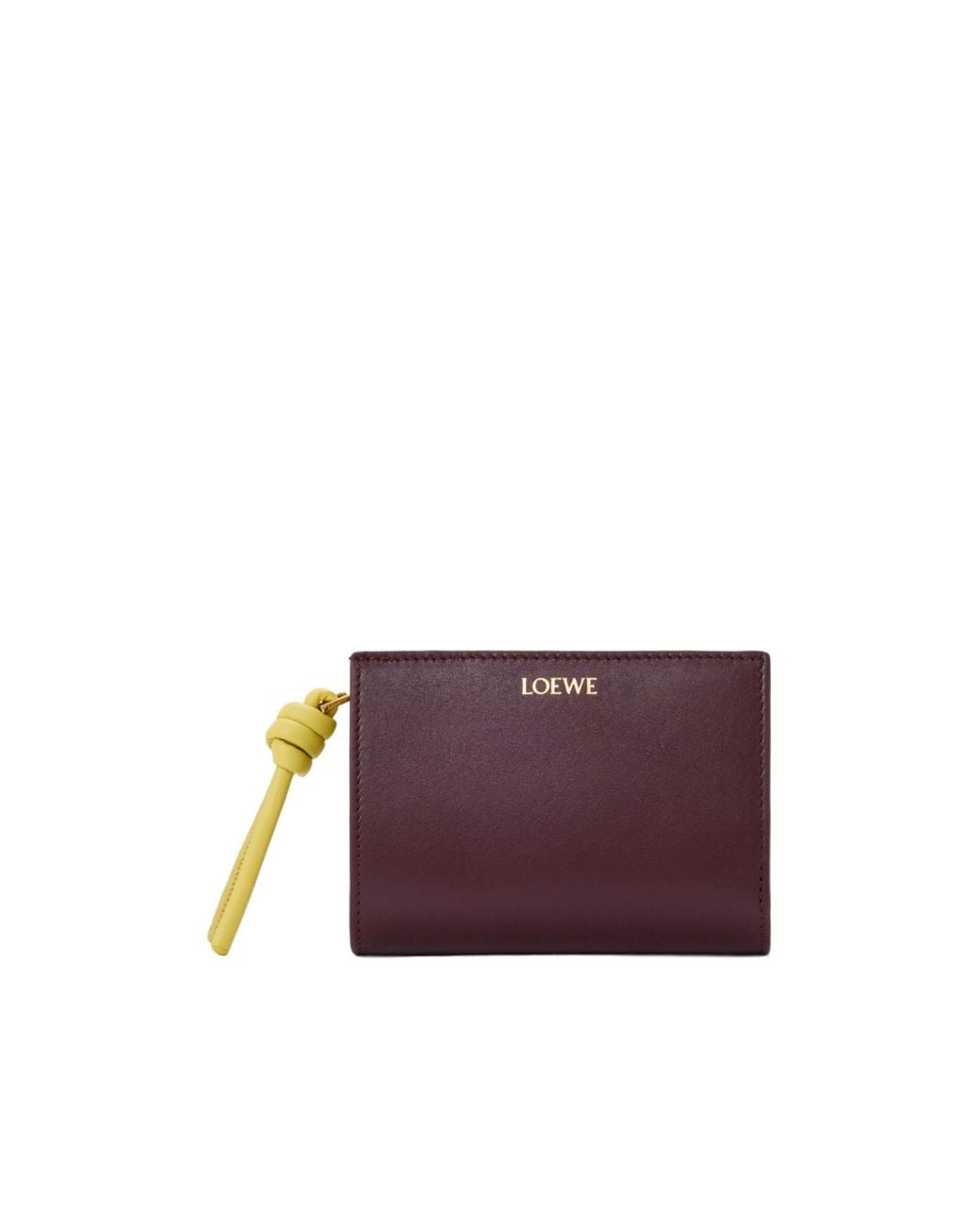 Loewe Purple Knot Compact Wallet