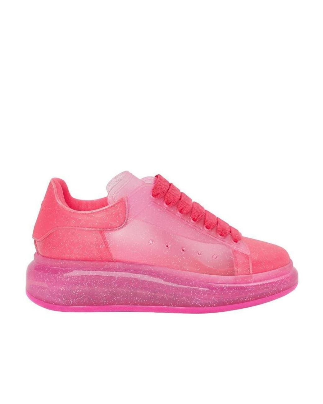 McQueen Pink Logo Sneakers