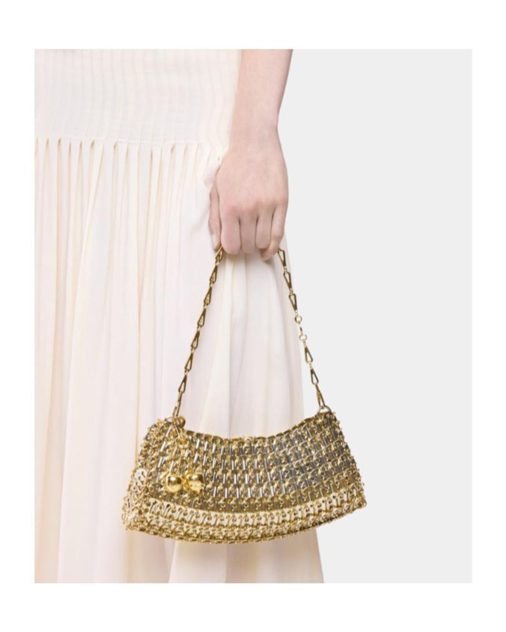 Rabanne Metallic Rabanne Chainlink Shoulder Bag
