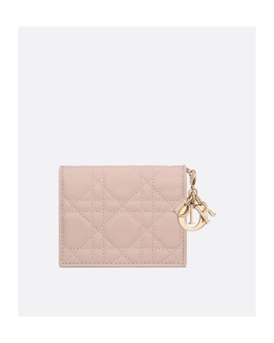 Dior Pink Mini Lady Wallet