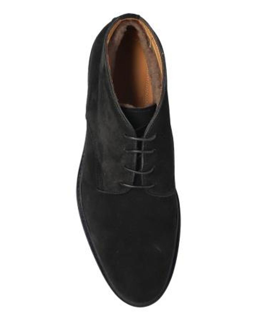 Kiton Black Round-Toe Boots for men