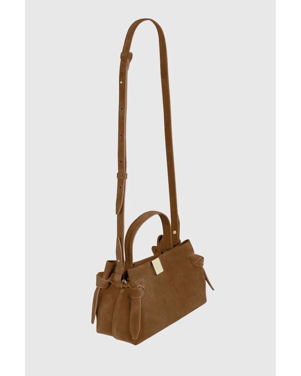 Yuzefi Brown Gyoza Mini Handbag