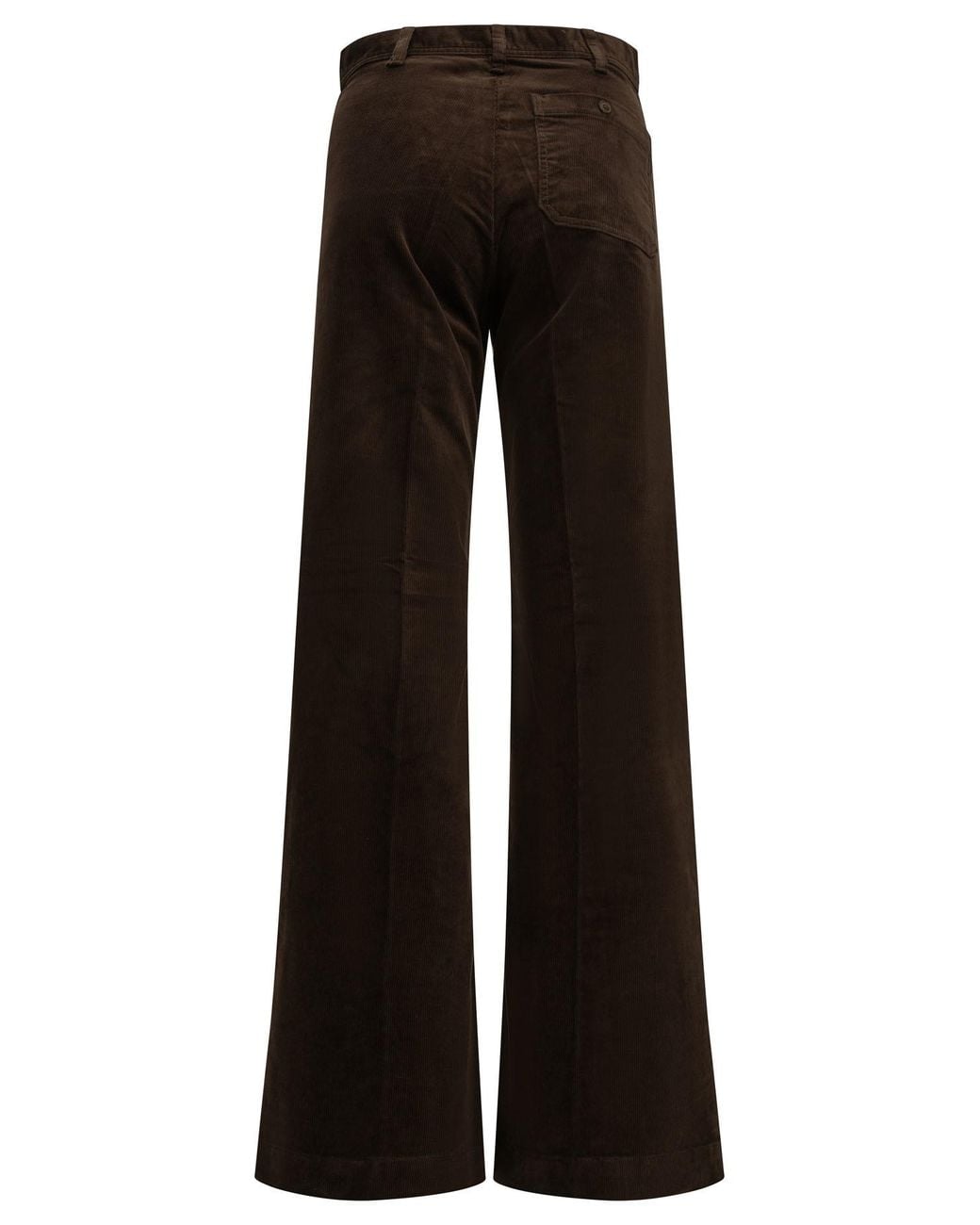 Polo Ralph Lauren Black Corduroy Wide-Leg Trousers