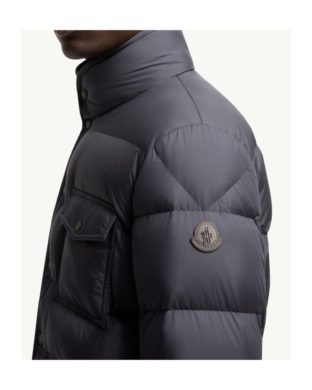 Moncler Blue Tygid Hooded Down Jacket for men