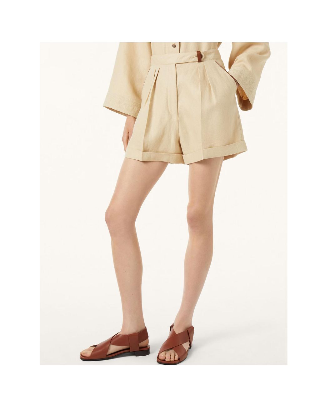 Loro Piana Natural Sullivan Shorts