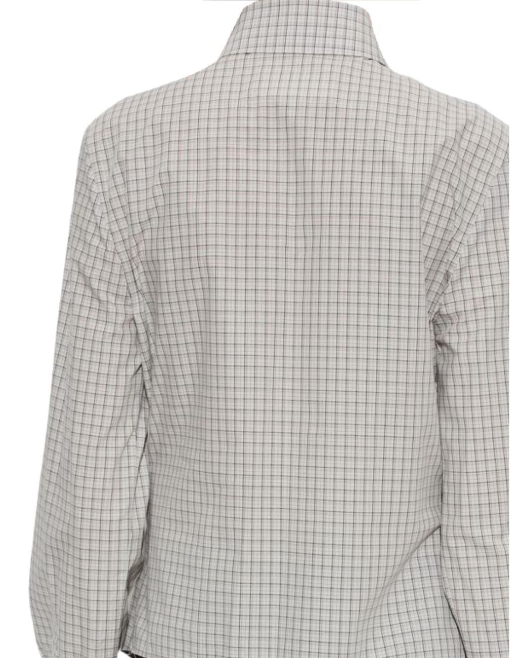 Maison Margiela Gray Long Sleeve Pointed Hem Shirt