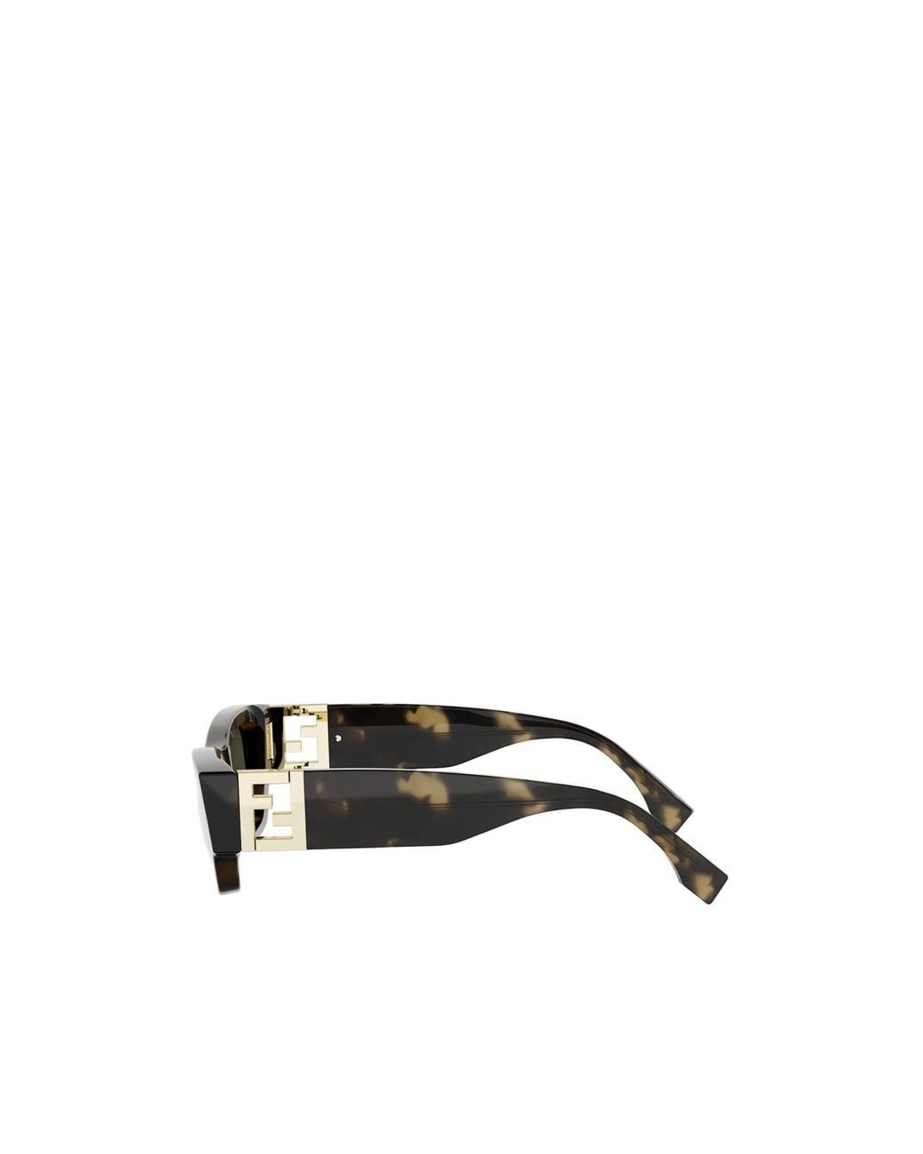 Fendi Green Geometric Sunglasses
