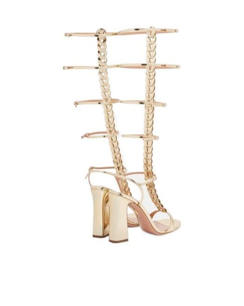 Aquazzura White Destiny Gladiator 105 Sandals