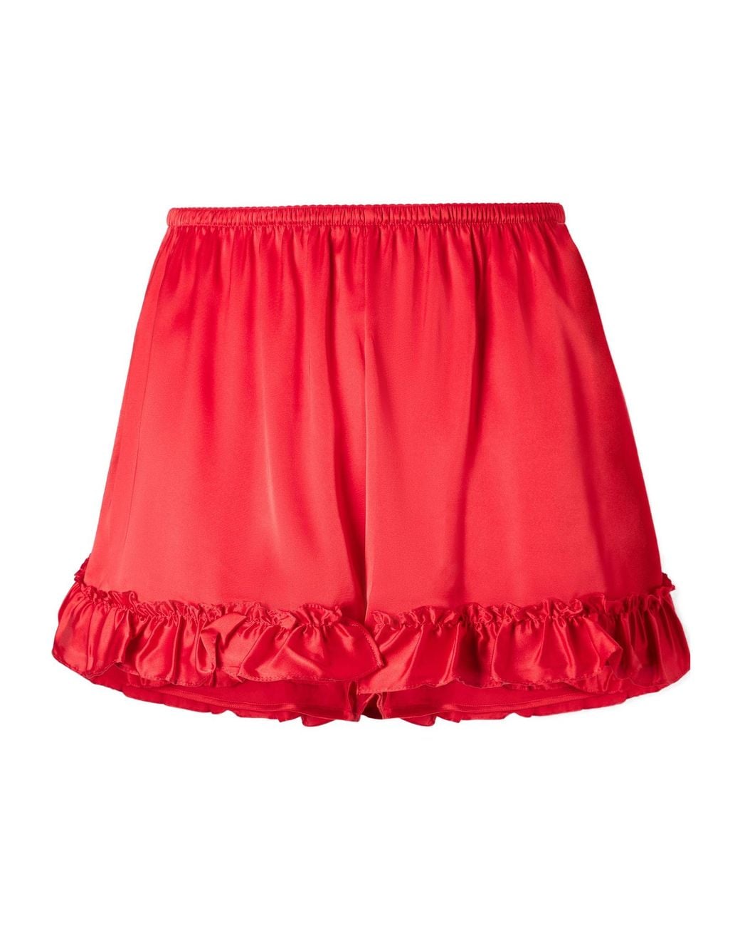 Simone Rocha Ruffle-Trim Gathered Shorts