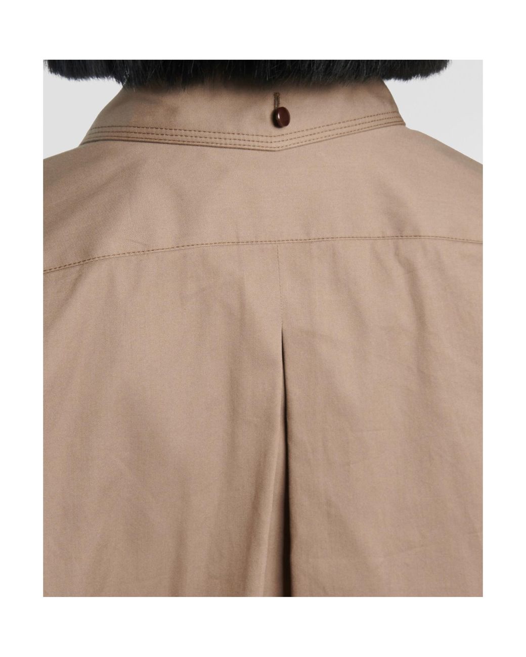 Lemaire Green Western Cotton Twill Shirt