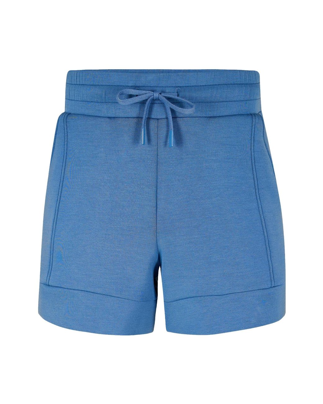 Varley Blue Fleece Athletic Shorts