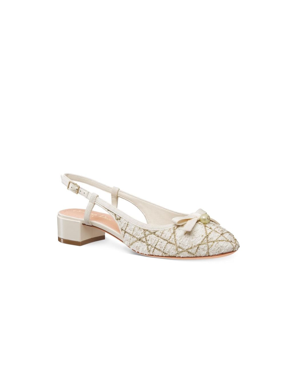 Dior Natural Ballet Slingback Pump