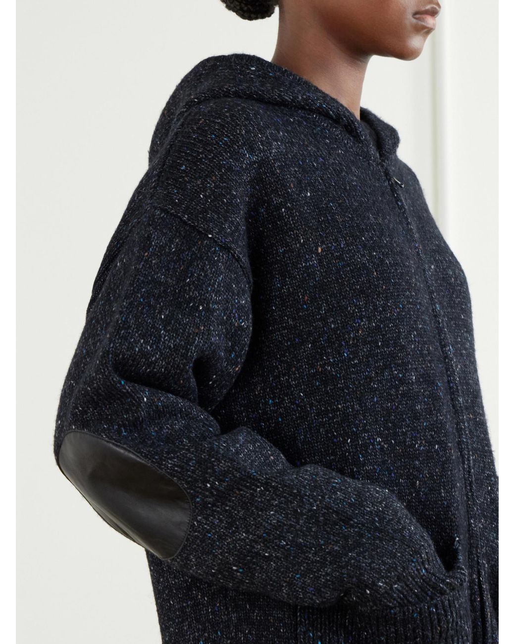 Tibi Blue Wool-Blend Tweed Jacket