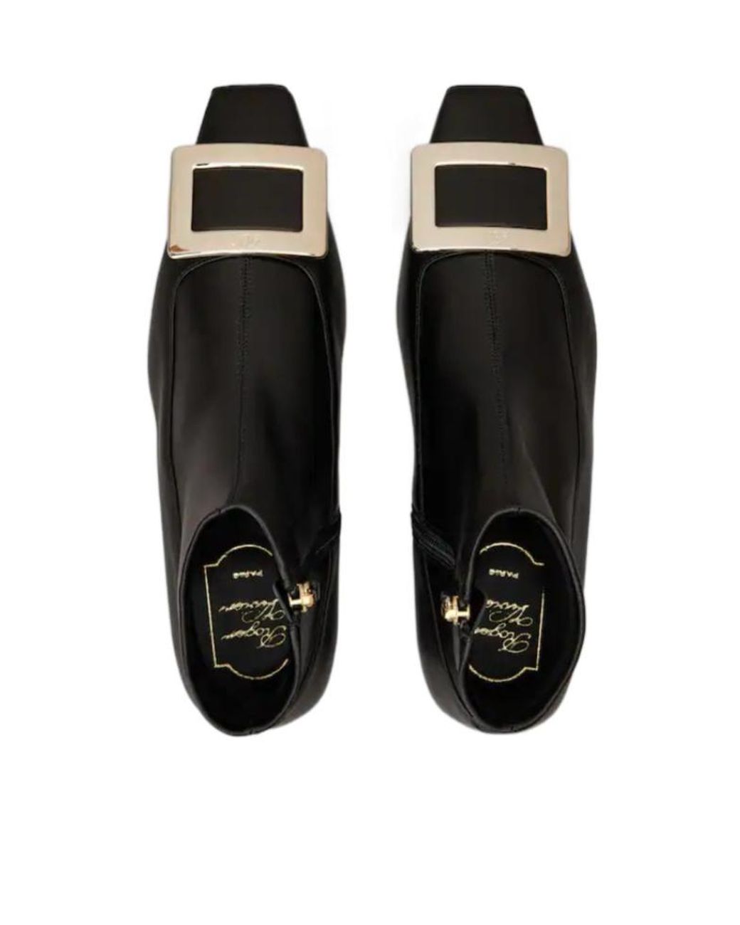Roger Vivier Black Belle Vivier Booties