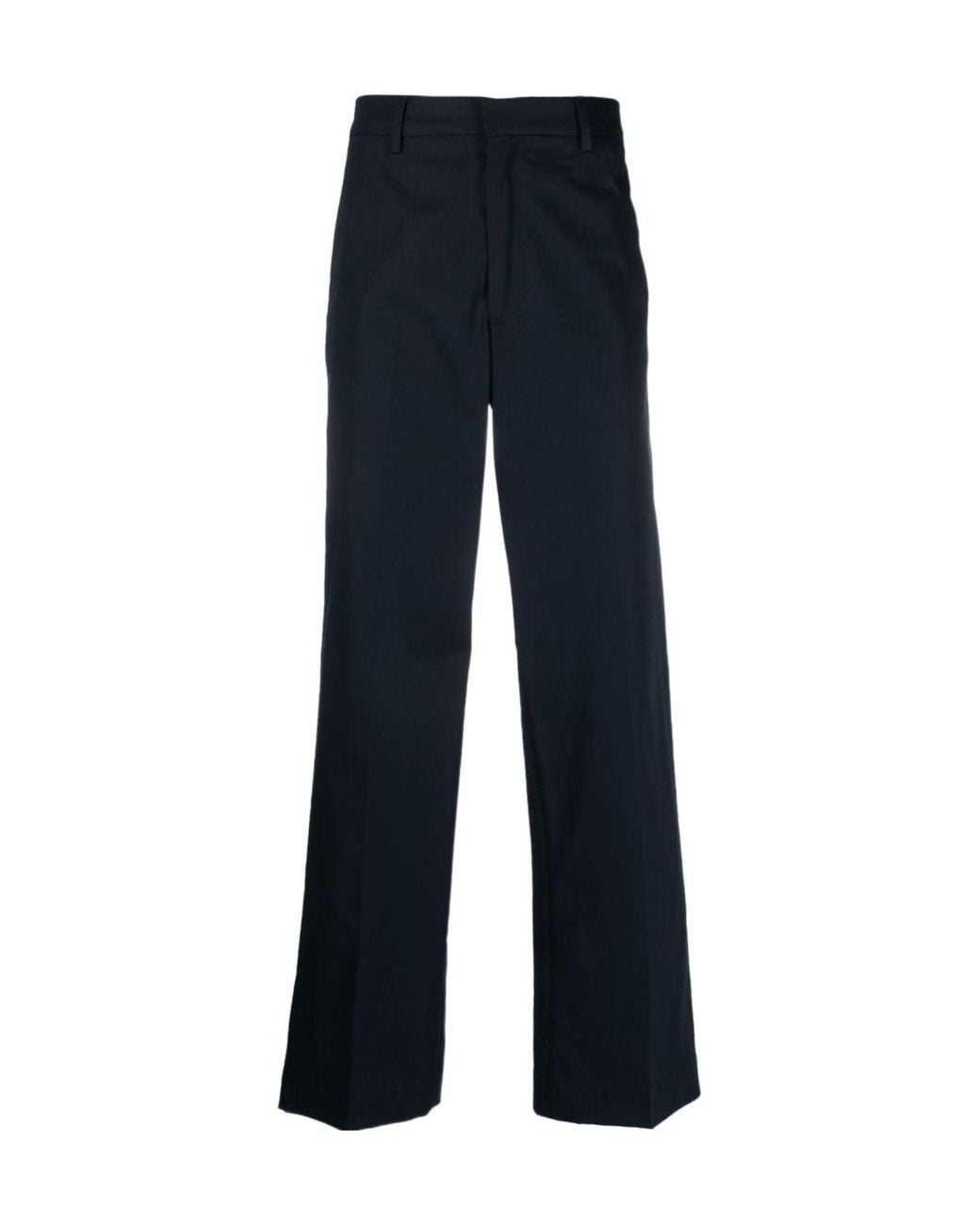Barena Blue Mid-Rise Straight-Leg Trousers for men