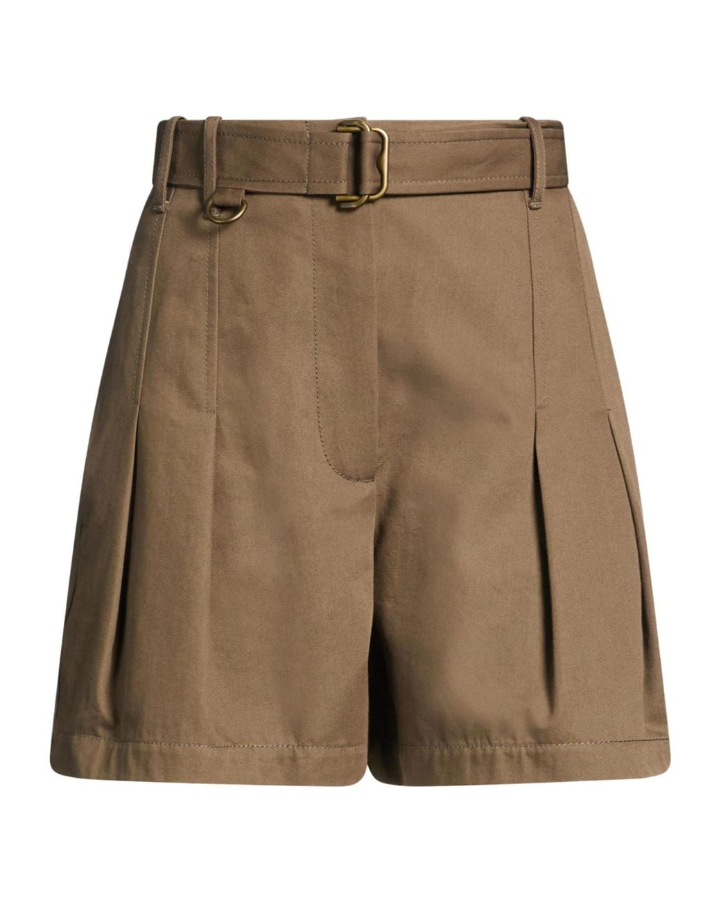 Burberry Brown Casual Solid-Color Skort