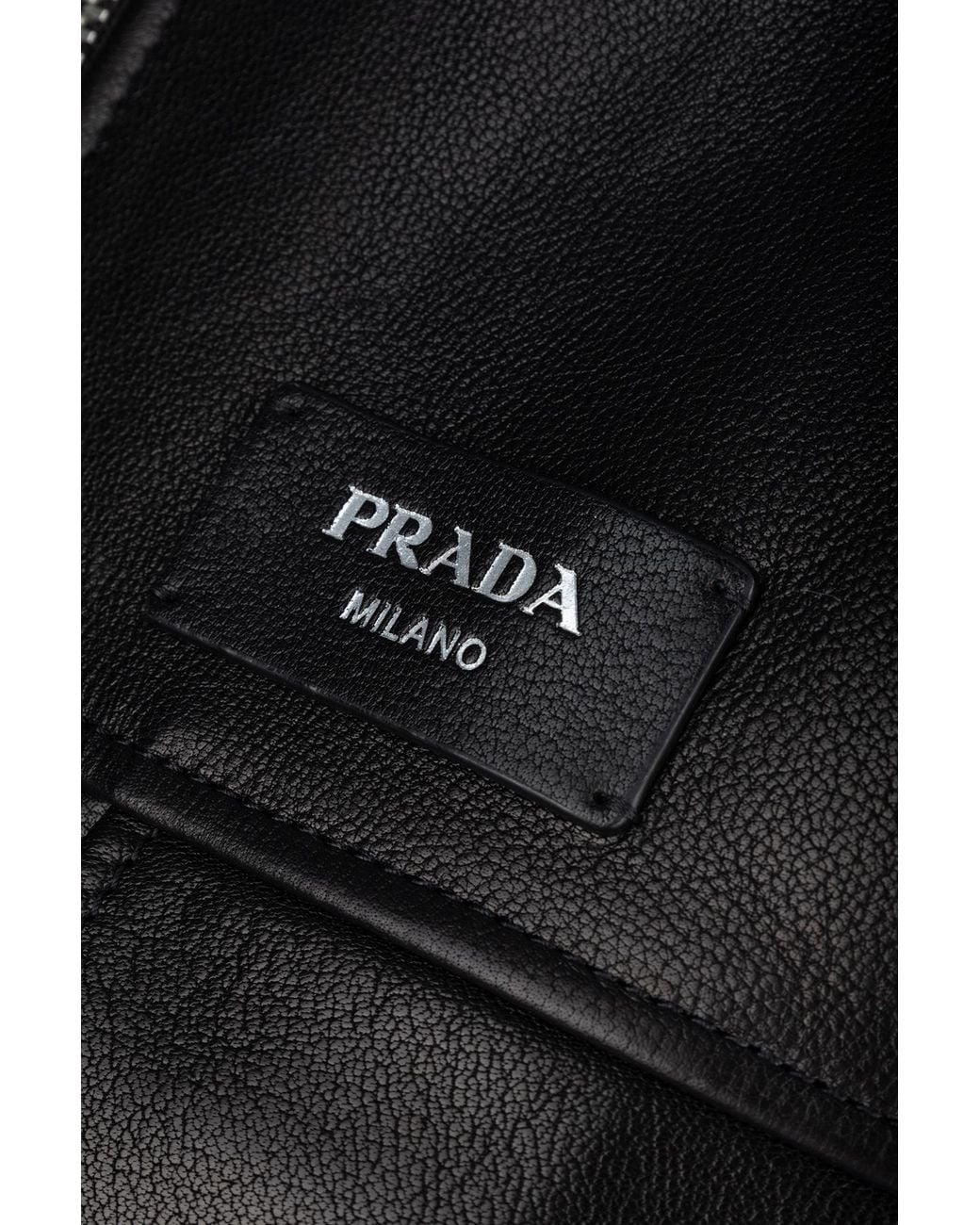 Prada Black Leather Jacket
