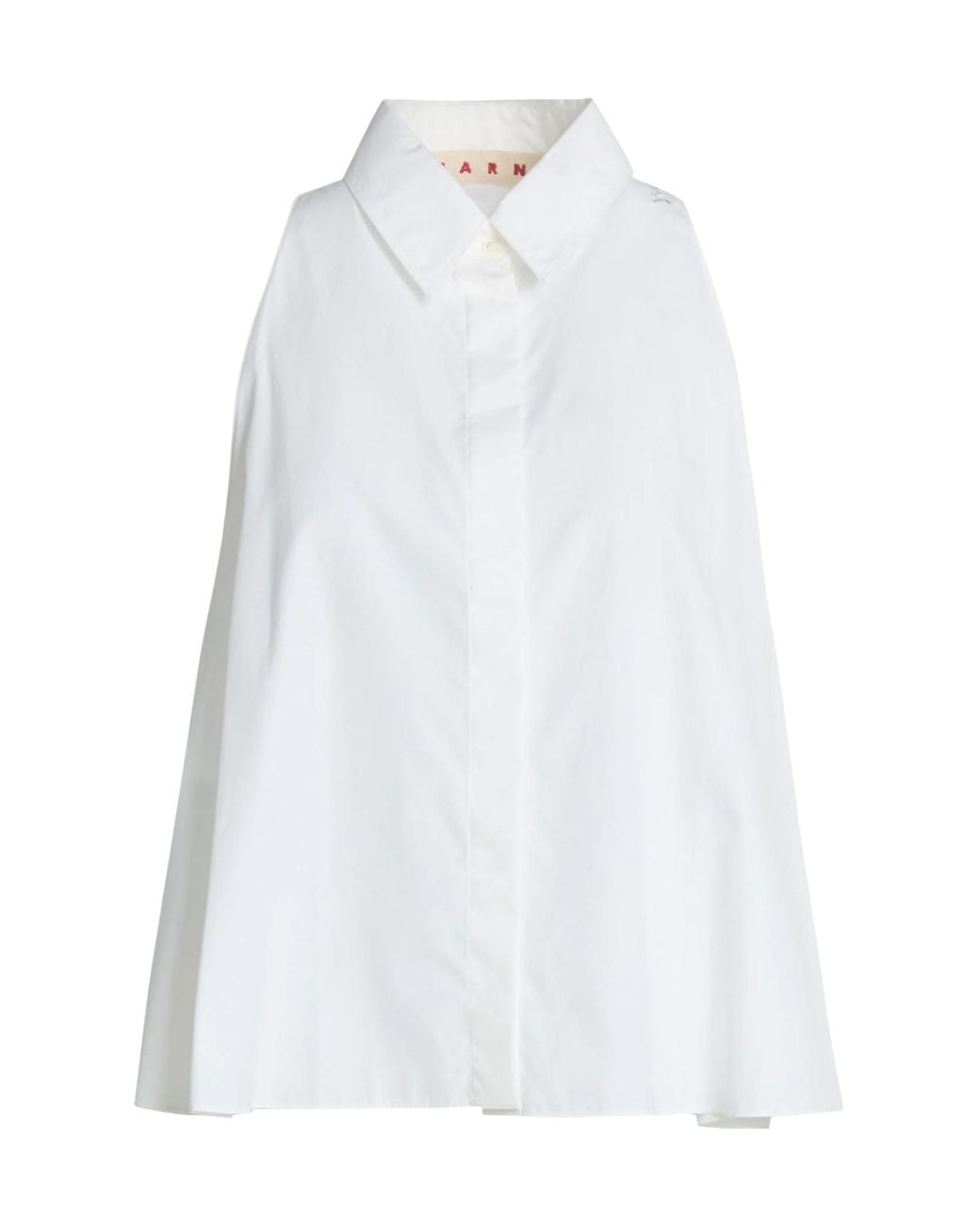 Marni White Solid Colour Shirts