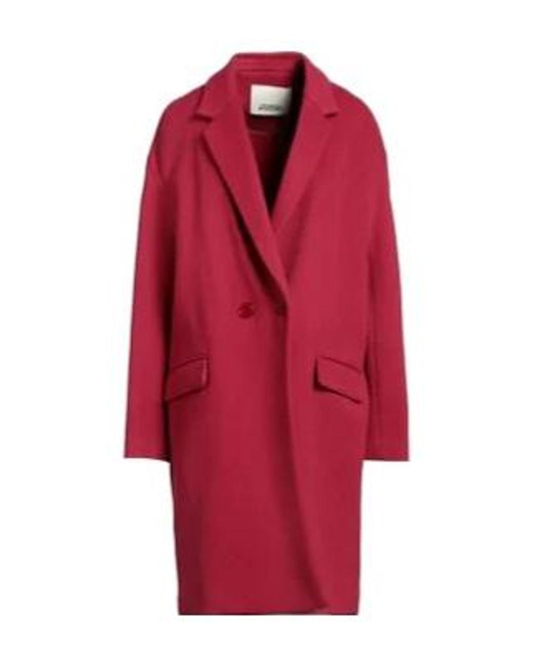 Isabel Marant Red Plain Colour Coats