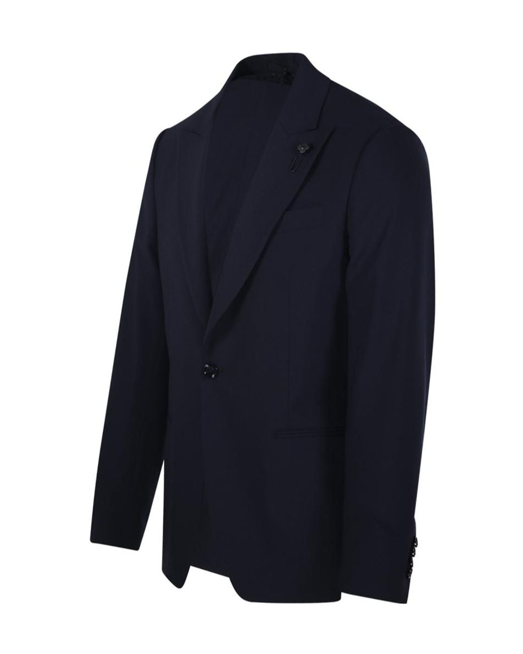 Lardini Blue Single-Breasted Blazer for men