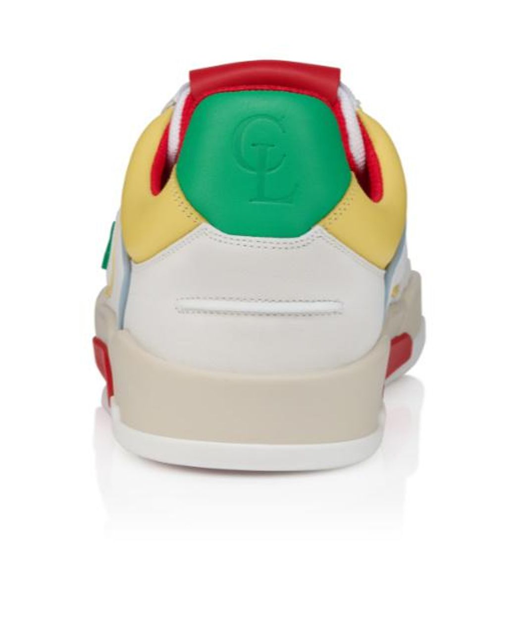 Christian Louboutin White Bsktball 1 Retro Sneakers for men