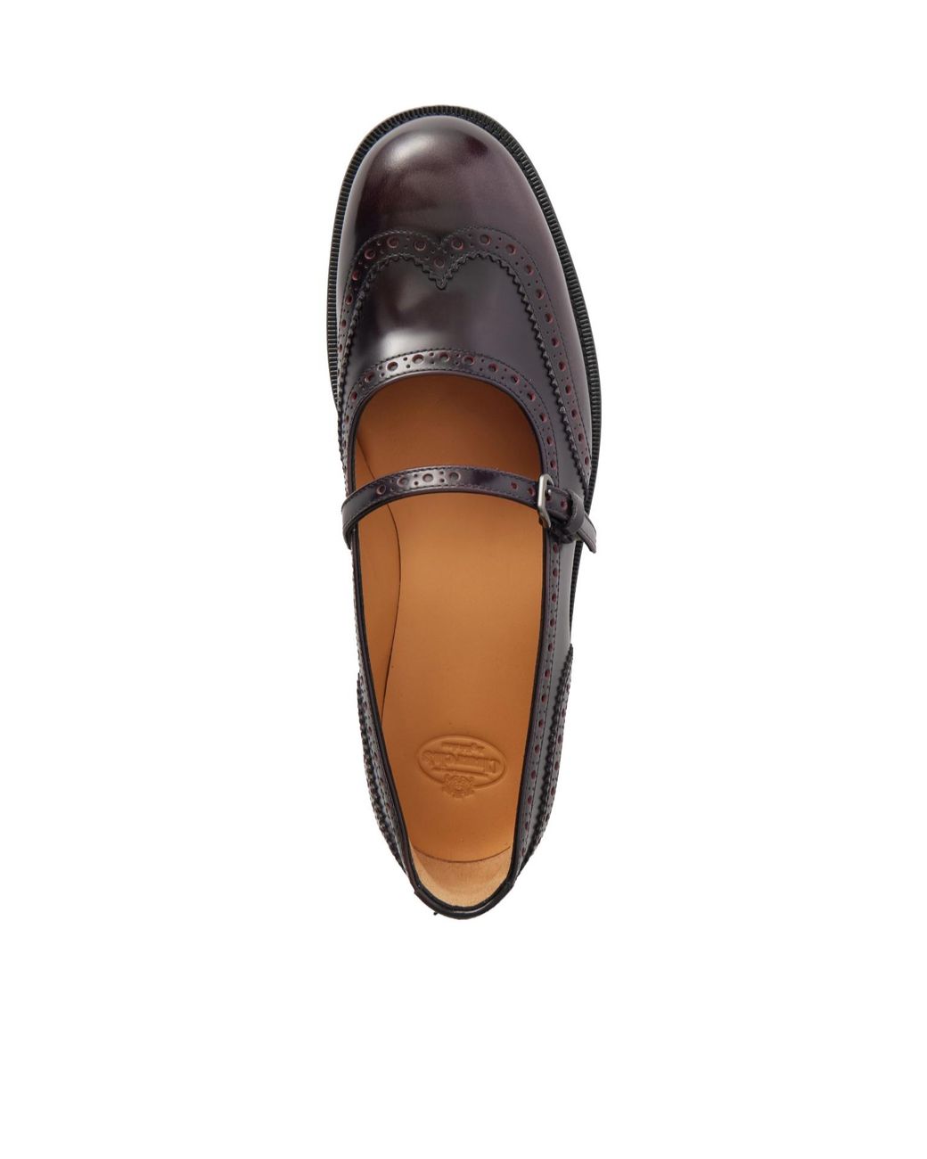 Church's Black Sheila Brogue-Detail Buckle-Fastening Loafers