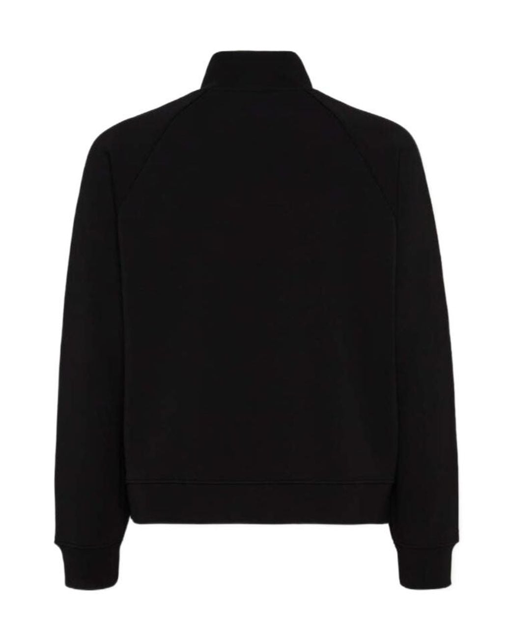 DSquared² Black D2 Tape Zipped Sweatshirt for men