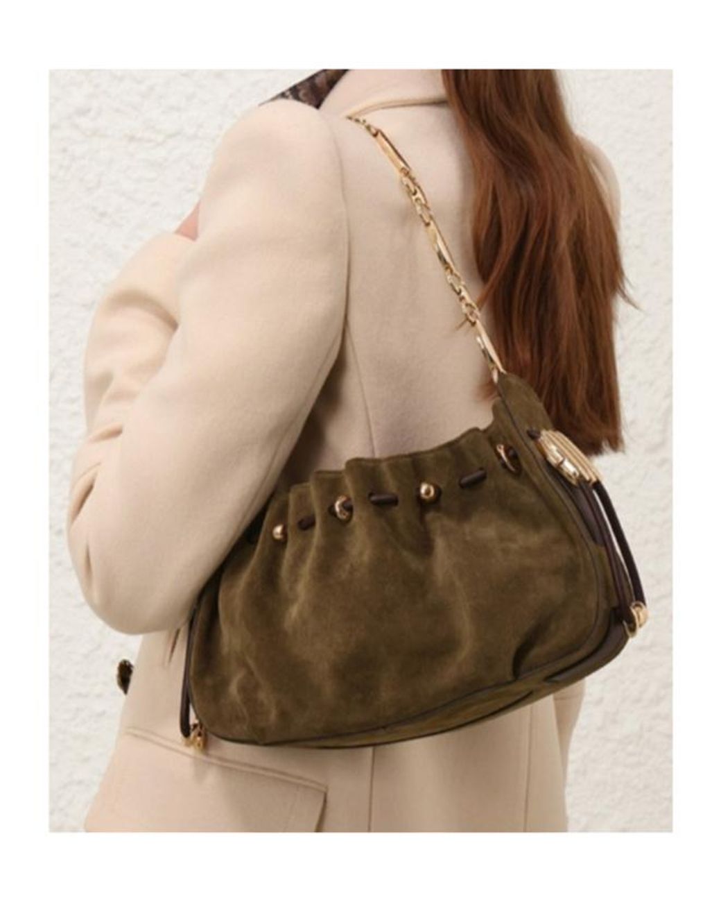 Zimmermann Brown Halcyon Chain Clutch Bag