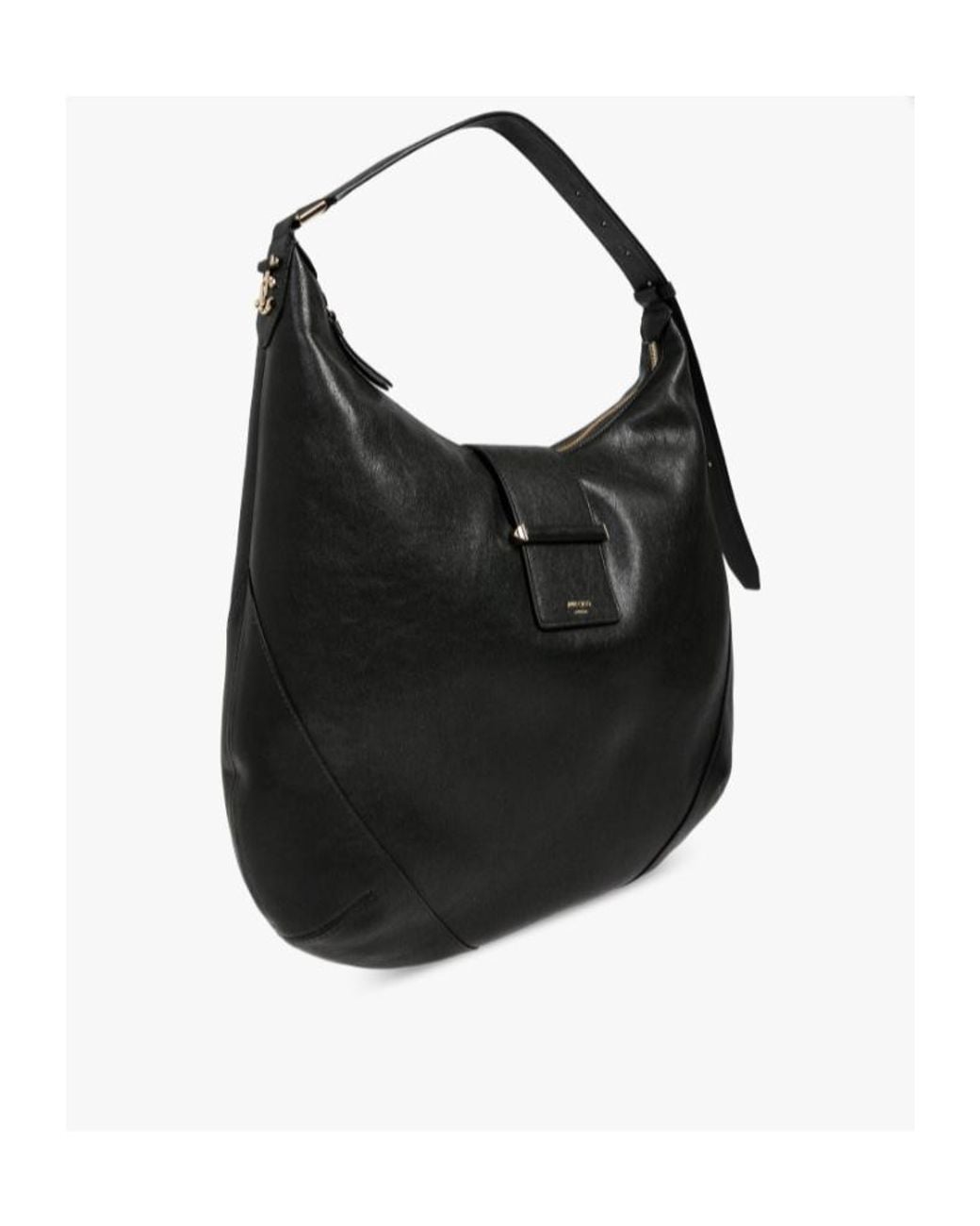 Jimmy Choo Black Shoulder Bag Bar Medium