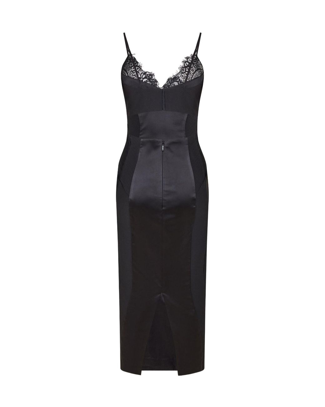 Isabel Marant Black Katana Structured Bodycon Dress
