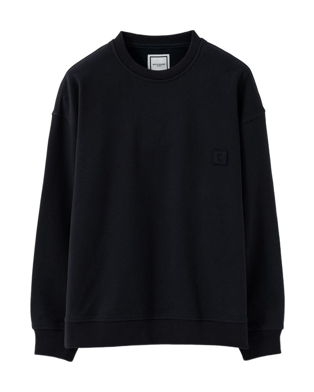 Wooyoungmi Black Long-Sleeved Sweater for men