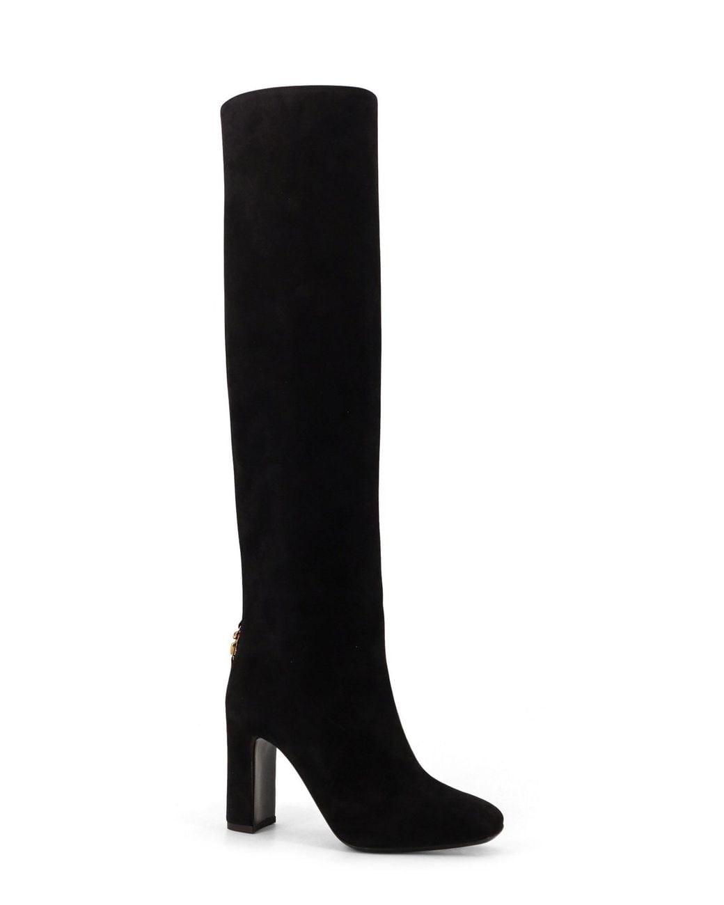Dolce & Gabbana Black Knee-Length Boots
