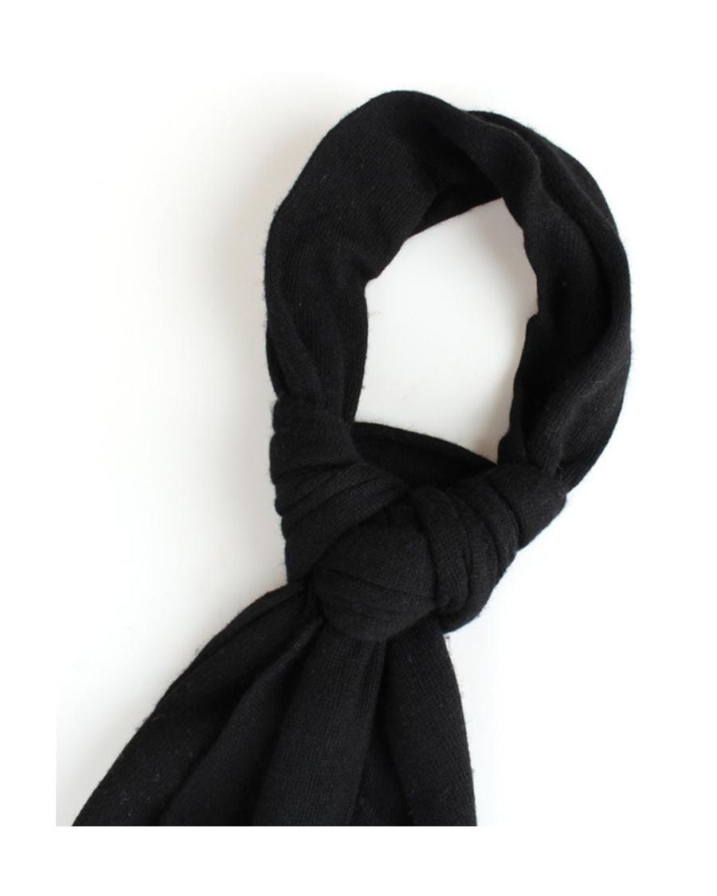 Moschino Black Logo Scarf for men