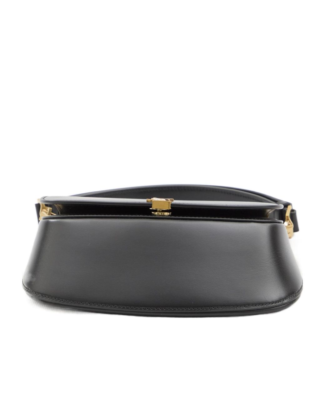 Saint Laurent Black Nola Logo Plaque Tote Bag