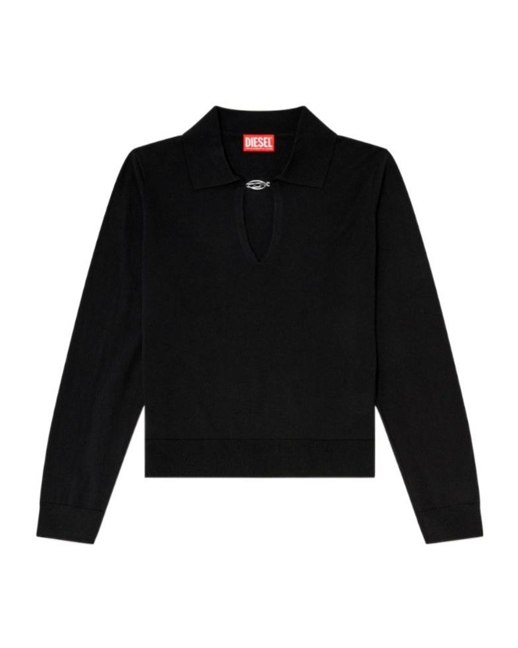 DIESEL Black Oval-D Polo Shirt