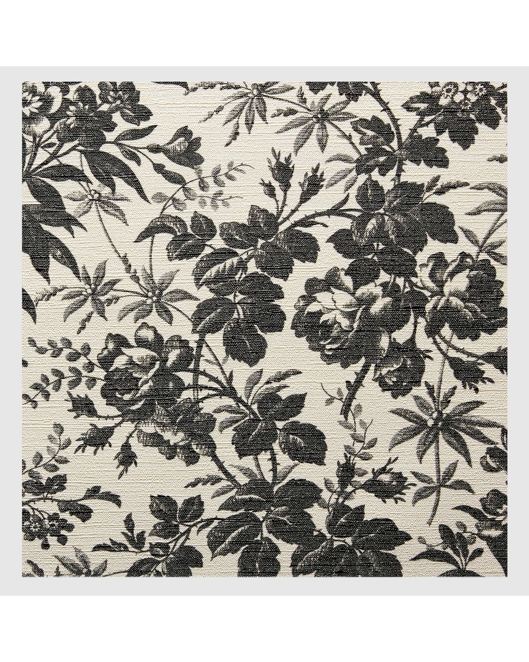 Gucci White Herbarium Print Wallpaper for men